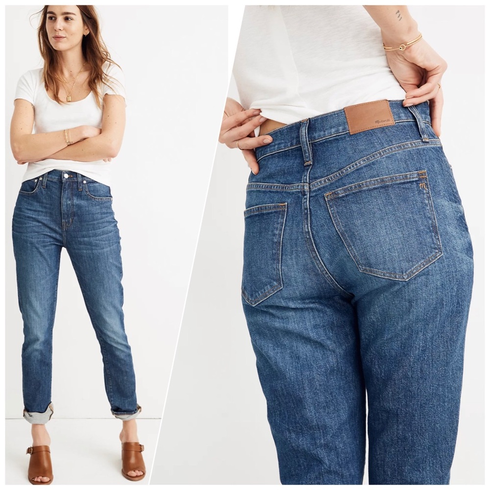 Madewell The High-Rise Slim Boyjean Size 30T Tall